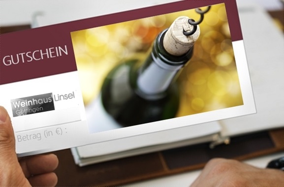 Besondere Geschenkideen aus Göttingen: Geschenkgutschein aus der Weinhandlung