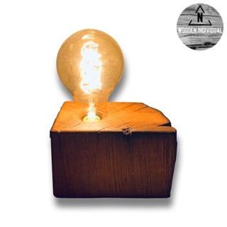 Besondere Geschenkideen aus Minden: Woodenupcycling Holzlampe