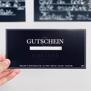 Besondere Geschenkideen aus Lübeck: Chez Corinne Geschenkgutschein