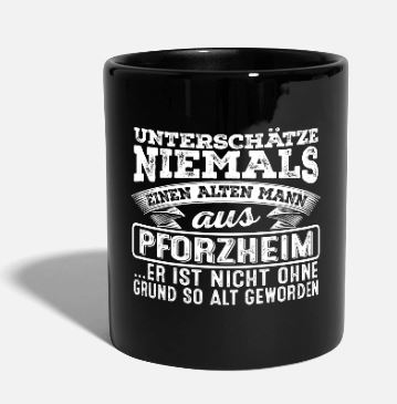 Besondere Geschenkideen aus Pforzheim: Tasse 