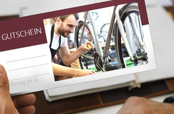 Besondere Geschenkideen aus Soltau: Gutschein für eine Fahrrad-Reparatur