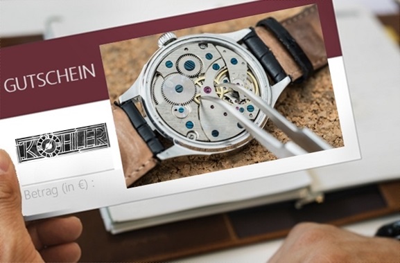 Besondere Geschenkideen aus Salzwedel: Gutschein für eine Uhr-Reparatur