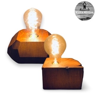 Besondere Geschenkideen aus Minden: Woodenupcycling Holzlampe