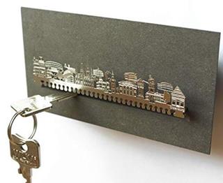 Besondere Geschenkideen aus Oldenburg: Oldenburg-Skyline Schlüsselbrett